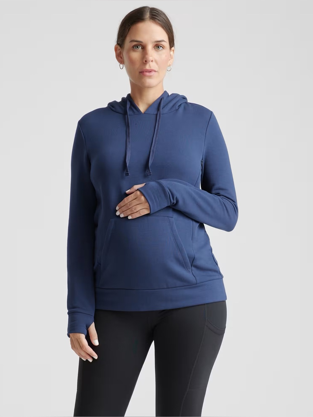 Quince SuperSoft Fleece Maternity & Nursing Hoodie